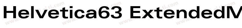 Helvetica63 ExtendedMedium字体转换